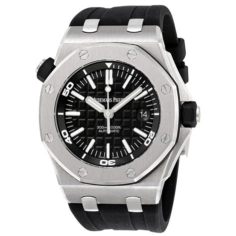 audemars piguet royal oak black dial|Audemars Piguet royal oak openworked.